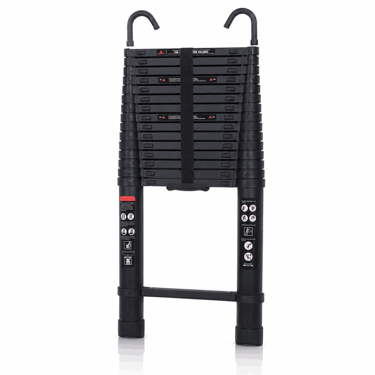 6.2M Telescopic Ladder with Roof Hooks - SkyReach 620
