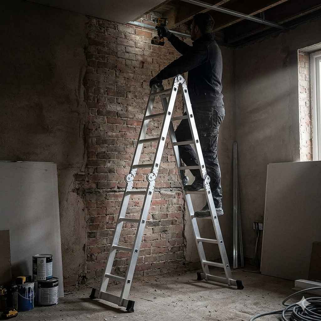 4.7M 14-in-1 Articulated Folding Ladder - FoldPro 470