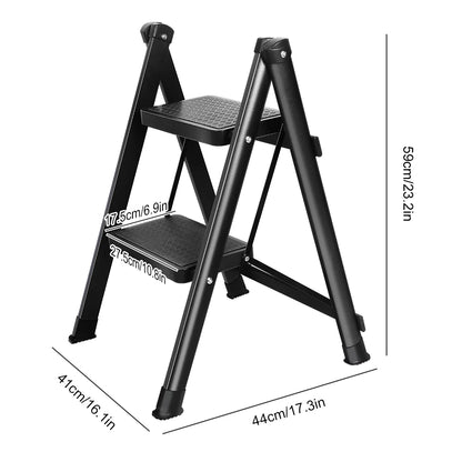 2-Step Folding Step Stool - Fold Duo