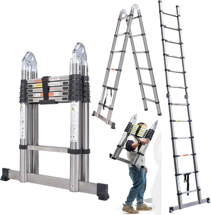 DualFrame 380 — 3-in-1 A-Frame & Telescopic Ladder