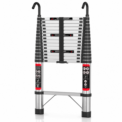 4.4M Telescopic Ladder with Anti-Drop Hooks - Apex 440