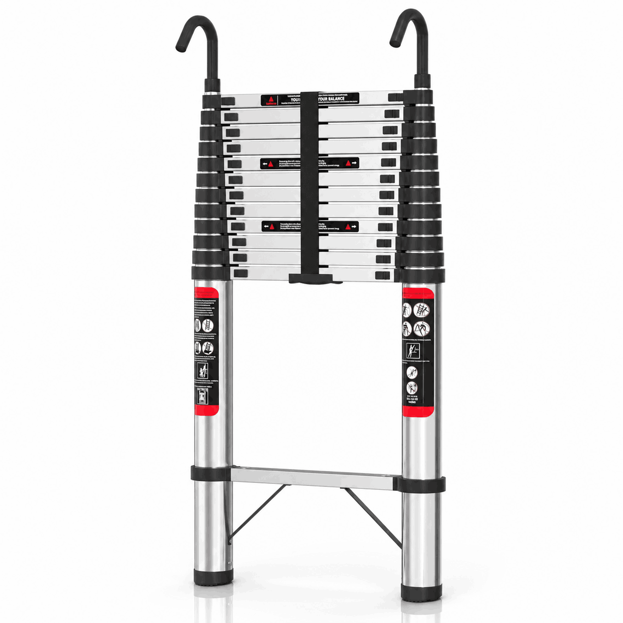5M Telescopic Ladder with Anti-Drop Hooks - Apex 500