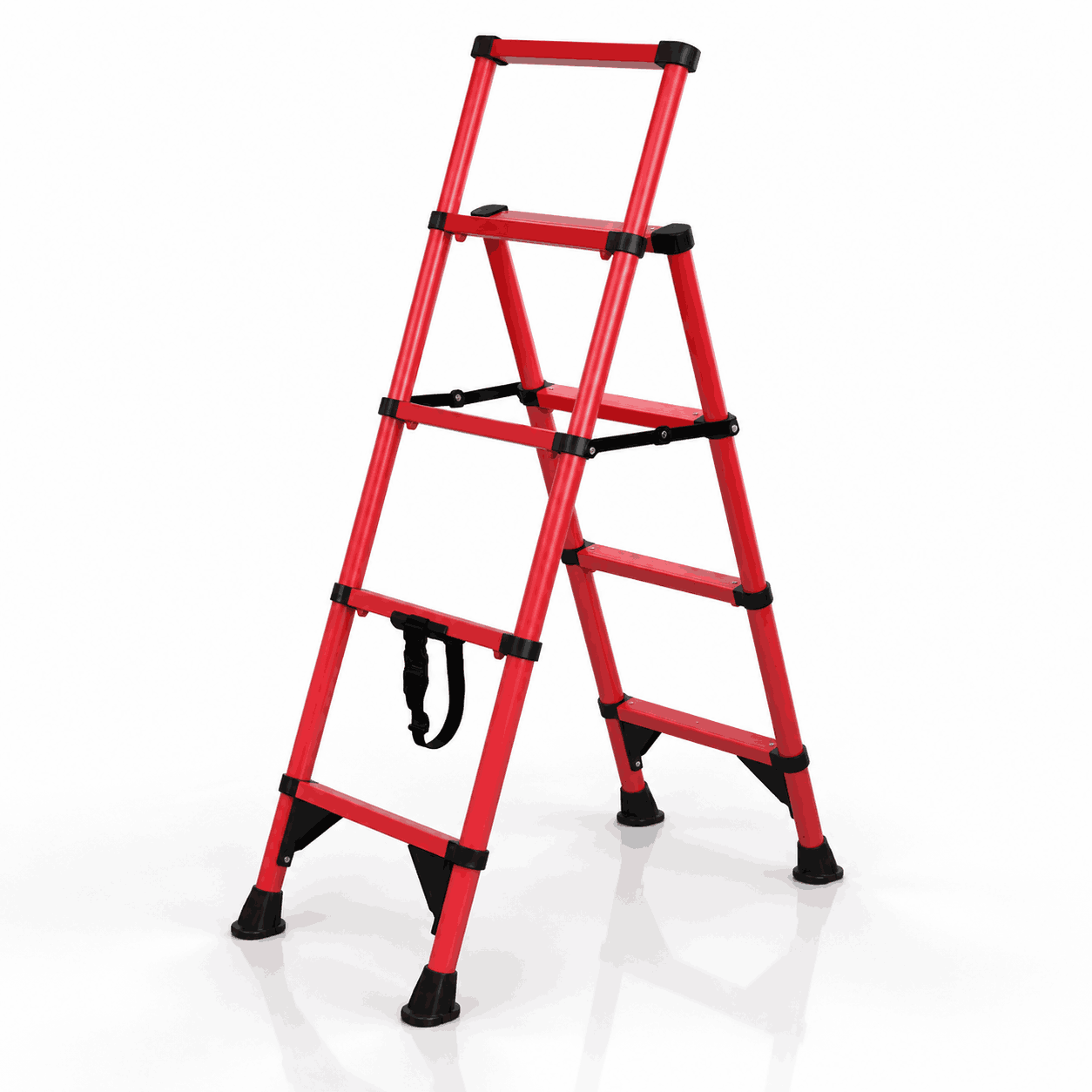 4-Step Folding Aluminium Ladder -  HomeRise 4