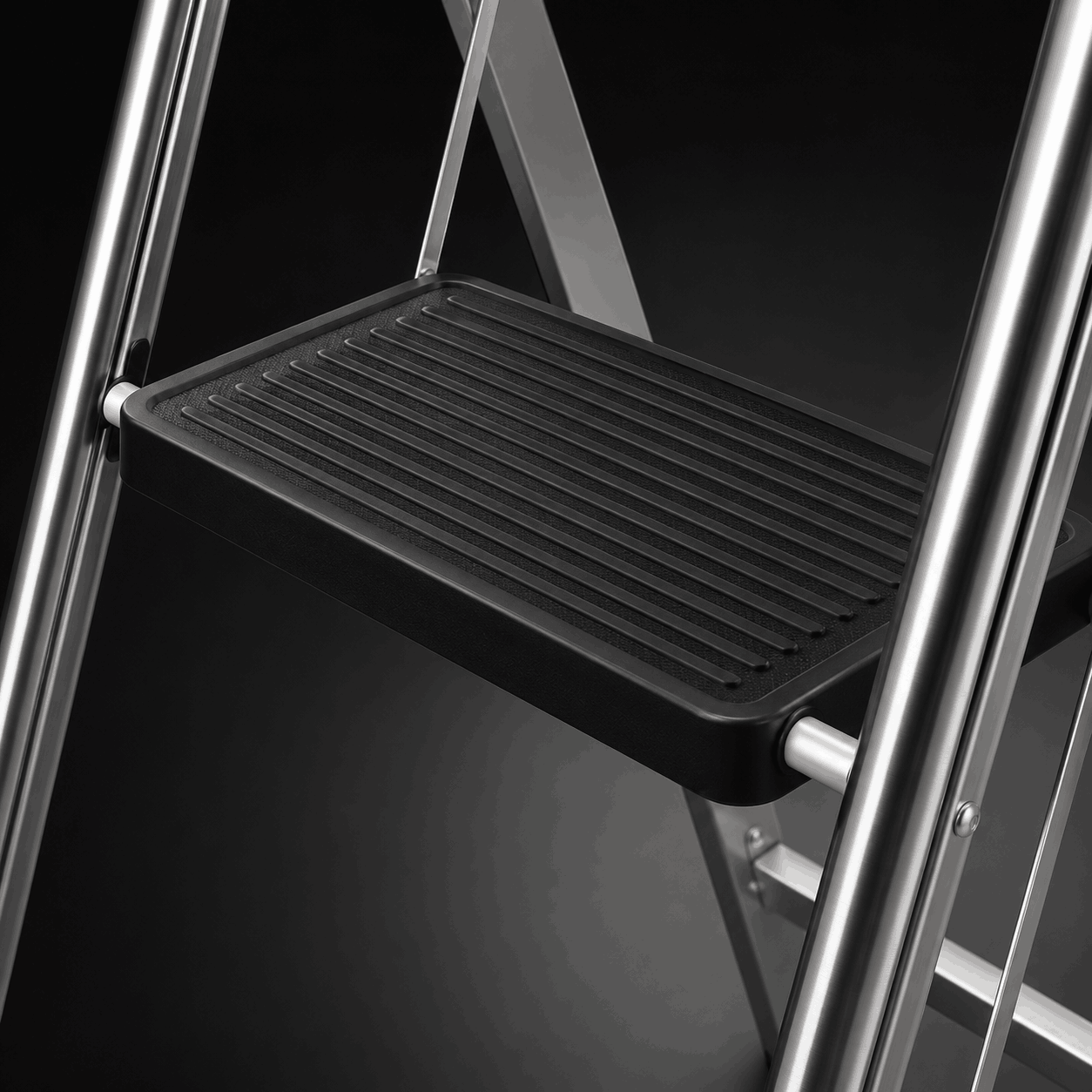 Steelrise — 2 & 3-Step Folding Step Ladder