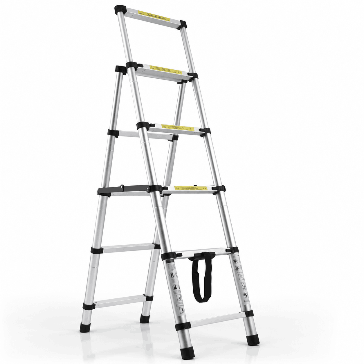 StepMaster — Telescopic A-Frame Step Ladder