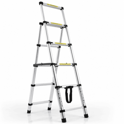 StepMaster — Telescopic A-Frame Step Ladder